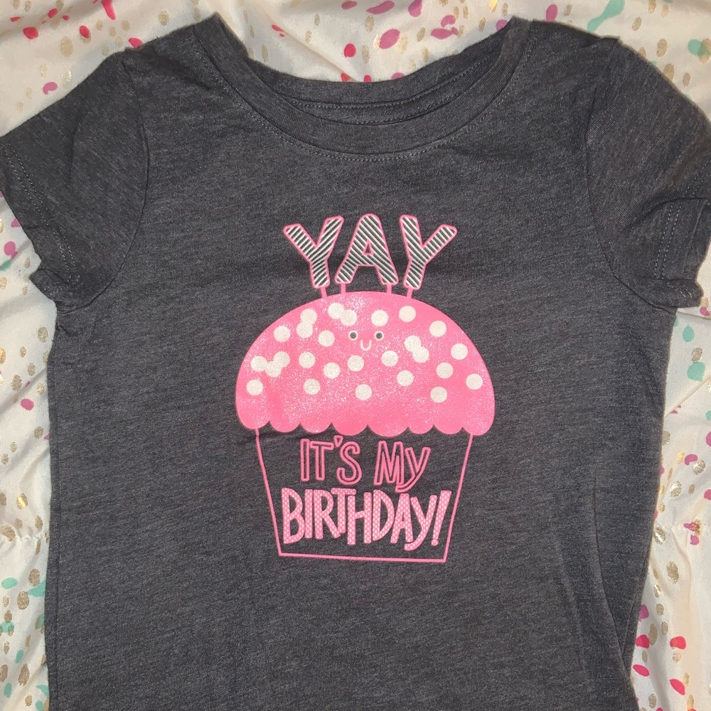 Cat & Jack target 3T toddler girls birthday shirt